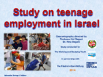Study on teenage employment in Israel