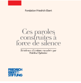 Ces paroles construites á force de silence