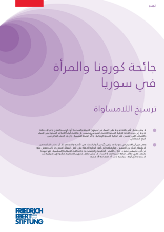 [COVID-19 and women in Syria]