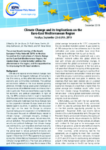 Climate change and its implications on the Euro-East Mediterranean region