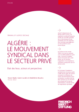 Algérie: le mouvement syndical dans le secteur privé