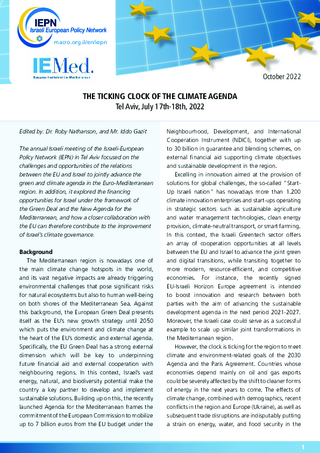 The ticking clock of the climate agenda