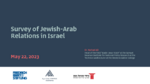 Survey on Jewish-Arab relations in Israel 2023