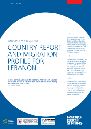 Country report and migration profile for Lebanon