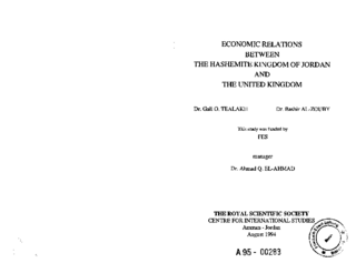 Economic relations between the Hashemite Kingdom of Jordan and the United Kingdom